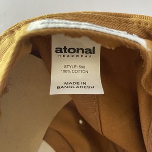 Atonal Headwear Daze Printing Baby Blocks Brown Snapback Cap