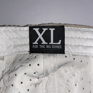 Dad Gang White Breathable Baseball Cap Size XL