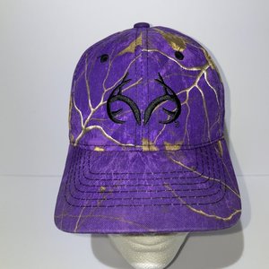 Realtree Xtra Colors Purple Camo Baseball Cap