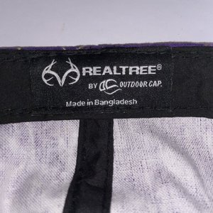 Realtree Xtra Colors Purple Camo Baseball Cap