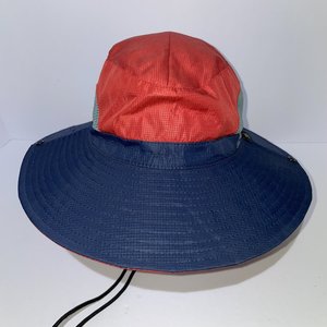 Best Mountain Red & Blue Boonie Hat w Chinstrap