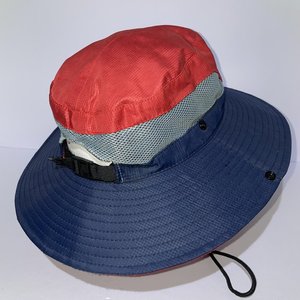 Best Mountain Red & Blue Boonie Hat w Chinstrap