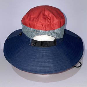 Best Mountain Red & Blue Boonie Hat w Chinstrap