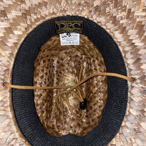 Dorfman Pacific Palm Leaf Wide Brim Sun Hat