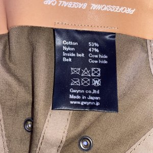 Poten Gwynn Yellow Adjustable Profesional Baseball Cap Made in Tokyo