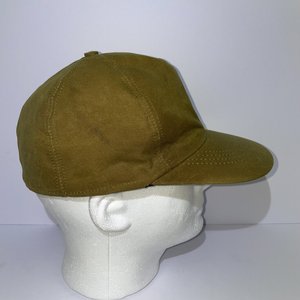 Filson Insulated Tin Cloth Yellow Tan Baseball Cap Size S USA