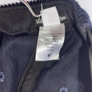 Steven Alan Blue Corduroy Snapback Cap Made in USA