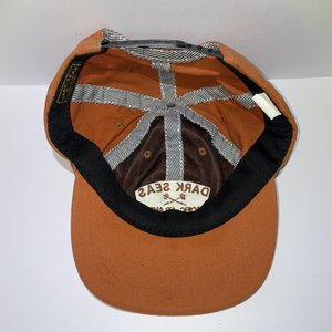 Dark Seas Co. Stripy Orange Baseball Hat
