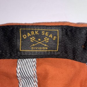Dark Seas Co. Stripy Orange Baseball Hat