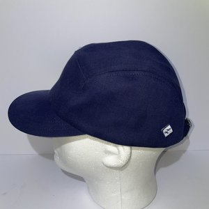 Larose Paris Blue Zipper Pocket 5-Panel Hat Made in France