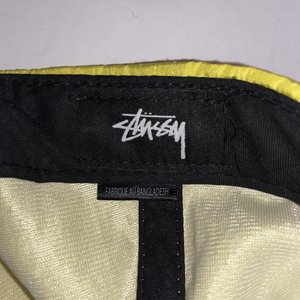 Stussy High Performance Neon Yellow Baseball Cap Style 131881