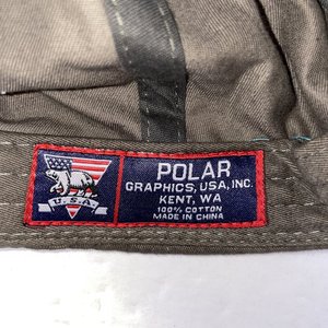 Polar Graphics Olive Green Chinook Salmon Fishing Baseball Cap