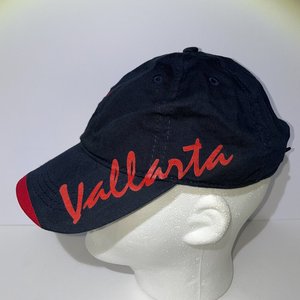 Puerto Vallarta Black & Red Baseball Cap