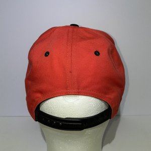 Nike True Red Tiger Stripe Block Spell-Out Snapback Cap