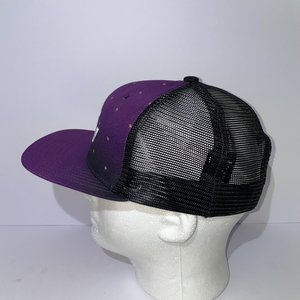 Liv Beyond Purple Floral All Over Trucker Hat