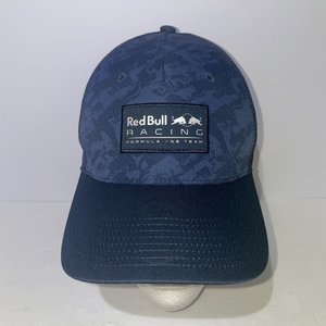 Puma Red Bull F1 Racing Snapback Hat Blue Graphic Wrap