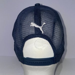 Puma Red Bull F1 Racing Snapback Hat Blue Graphic Wrap