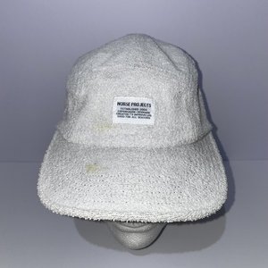 Norse Projects White Fleece 5-Panel Hat