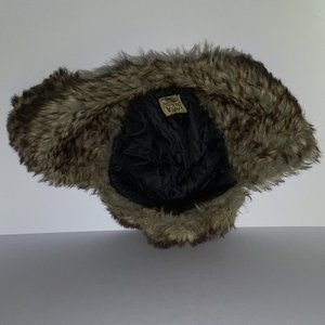 Dakota Dan Flannel Trapper Hat Faux Fur