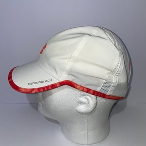 Under Armour Coldblack White & Pink Running Hat
