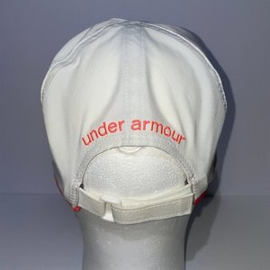 Under Armour Coldblack White & Pink Running Hat