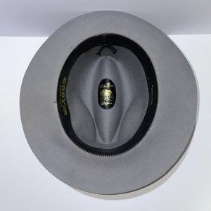 Eddy Bros. Safari Gray Wool Fedora Size S Made in USA