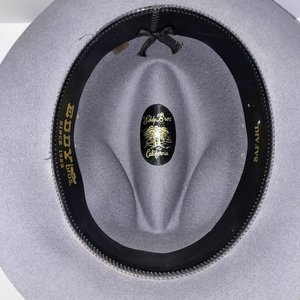 Eddy Bros. Safari Gray Wool Fedora Size S Made in USA