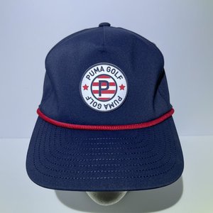 Puma Golf Baseball Cap Blue Drawstring Style 025241-02