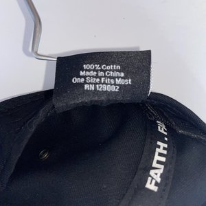 PanicRev 5 Panel Hat Black 100% Cotton