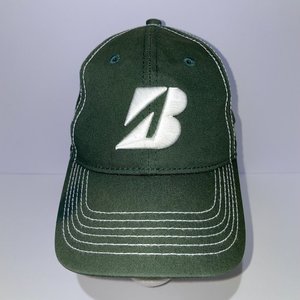 Bridgestone Golf B330 Baseball Cap Green Cotton 100% Cotton