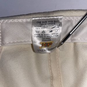 Vintage Butchart Gardens Baseball Cap White 100% Cotton Adjustable KP Brand