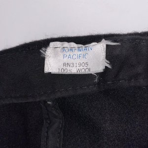 Vintage St. Andrews Scotland Dorfman Pacific Baseball Cap Black Wool