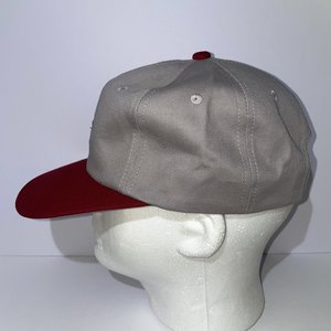 Taco Fly Co. Baseball Cap Red and Gray 100% Cotton