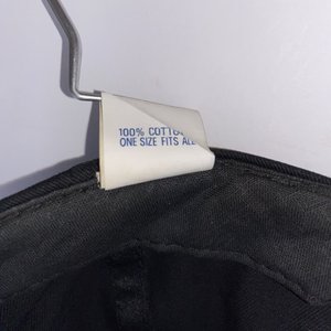 Vintage GMC Snapback Cap Black Drawstring 100% Cotton