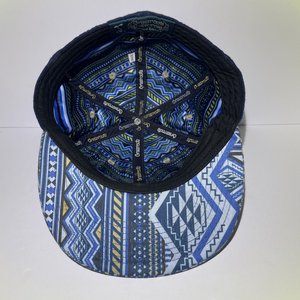 Grassroots California Limited Edition Blue Aztec Baseball Cap Size 7 3/8