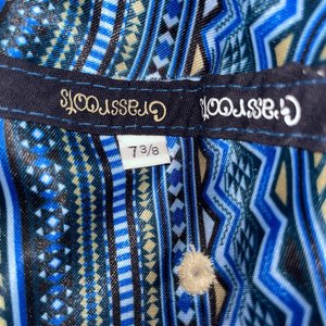 Grassroots California Limited Edition Blue Aztec Baseball Cap Size 7 3/8