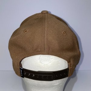 RVCA VA Mid Fit Snapback Cap Brown Wool