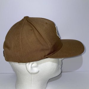 RVCA VA Mid Fit Snapback Cap Brown Wool
