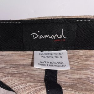 Diamond Supply Co. Snapback Cap Brown Herringbone