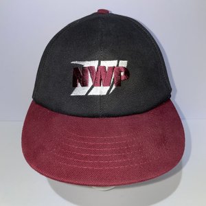 Vintage Northwest Pipeline Baseball Cap Black Olympia District Made in USA