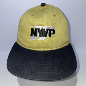 Vintage Northwest Pipeline Baseball Cap Yellow Cotton