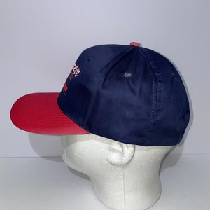 Vintage Pioneer Energy Co. Snapback Cap Blue and Red 100% Cotton
