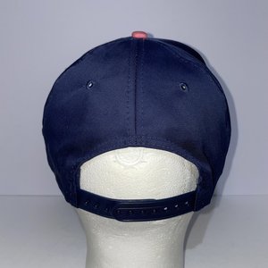 Vintage Pioneer Energy Co. Snapback Cap Blue and Red 100% Cotton