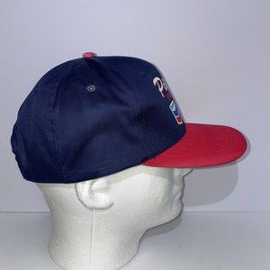 Vintage Pioneer Energy Co. Snapback Cap Blue and Red 100% Cotton