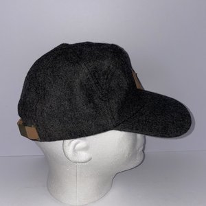 Brixton 5 Panel Cap Gray Wool Lined