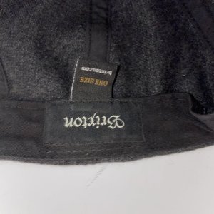 Brixton 5 Panel Cap Gray Wool Lined