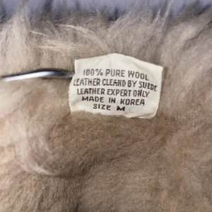 Deerskin Trading Post Vintage Fur Leather Cap Size M