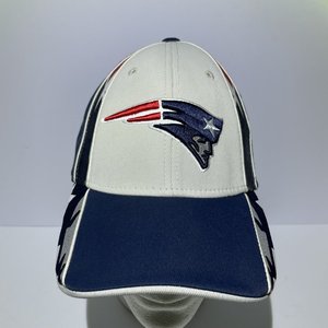 Reebok New England Patriots Baseball Cap Size L Y2K Grid Iron