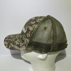 Bow & Rod Snapback Cap Camo Mesh Back