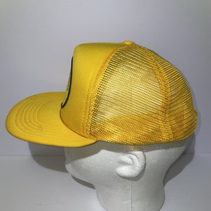 Vintage Gold Prospectors Association of America Snapback Cap Yellow Mesh Back
